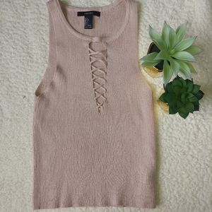 Sweater tank top